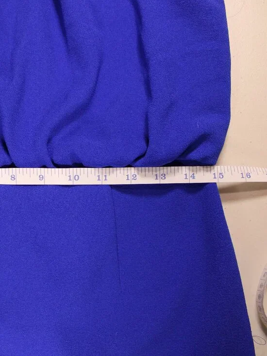 Women's Dress The Population Electric Blue Amada Sheath Sleeveless Dress - Picture 10 of 16